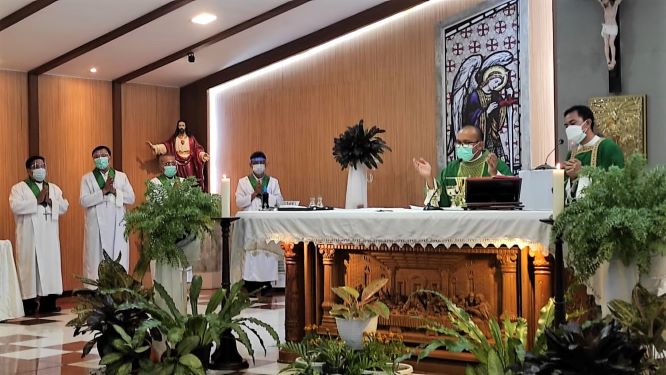 Misa Persiapan Komuni Romo Lam dan Diakon Stev serta Prodiakon (1)